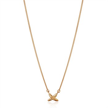 Feather Kisses Petite Pendant 9CT Yellow Gold