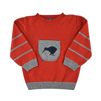 MerinoSilk Kids Kiwi Sweater