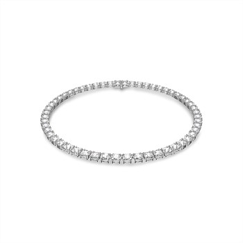 Millenia necklace, Square cut Zirconia and Crystal