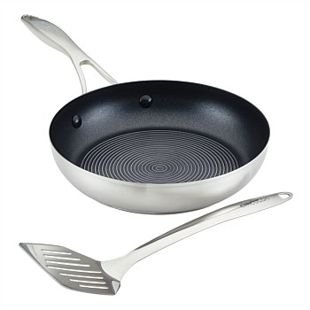 SteelShield S-Series Frypan with Slotted Spatula