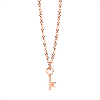 Monogram Key Necklace