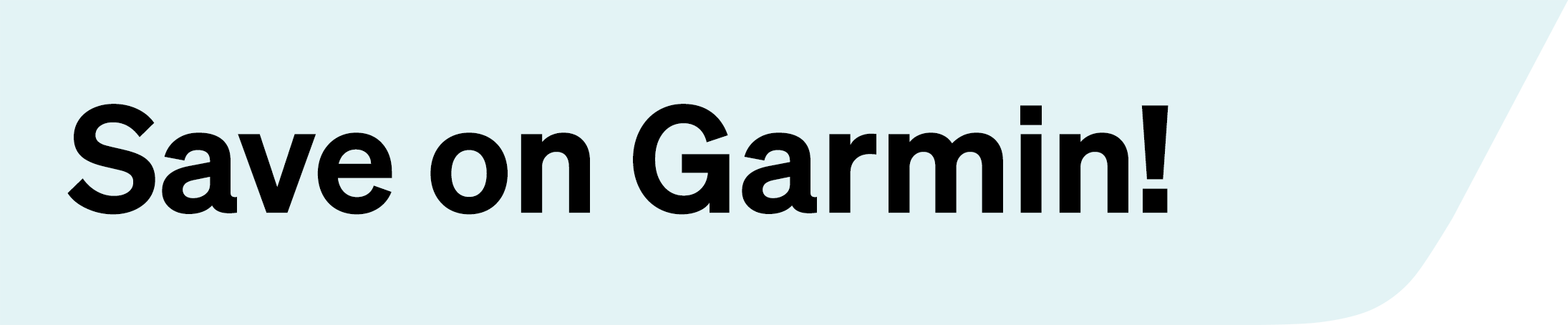 Save on Garmin