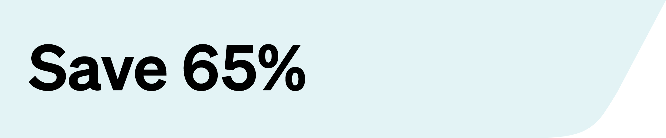 Save 65%