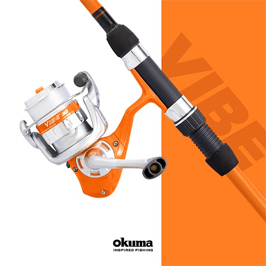 Buy Vibe Kids Set 6'' Piece Rod Spooled With Line Orange