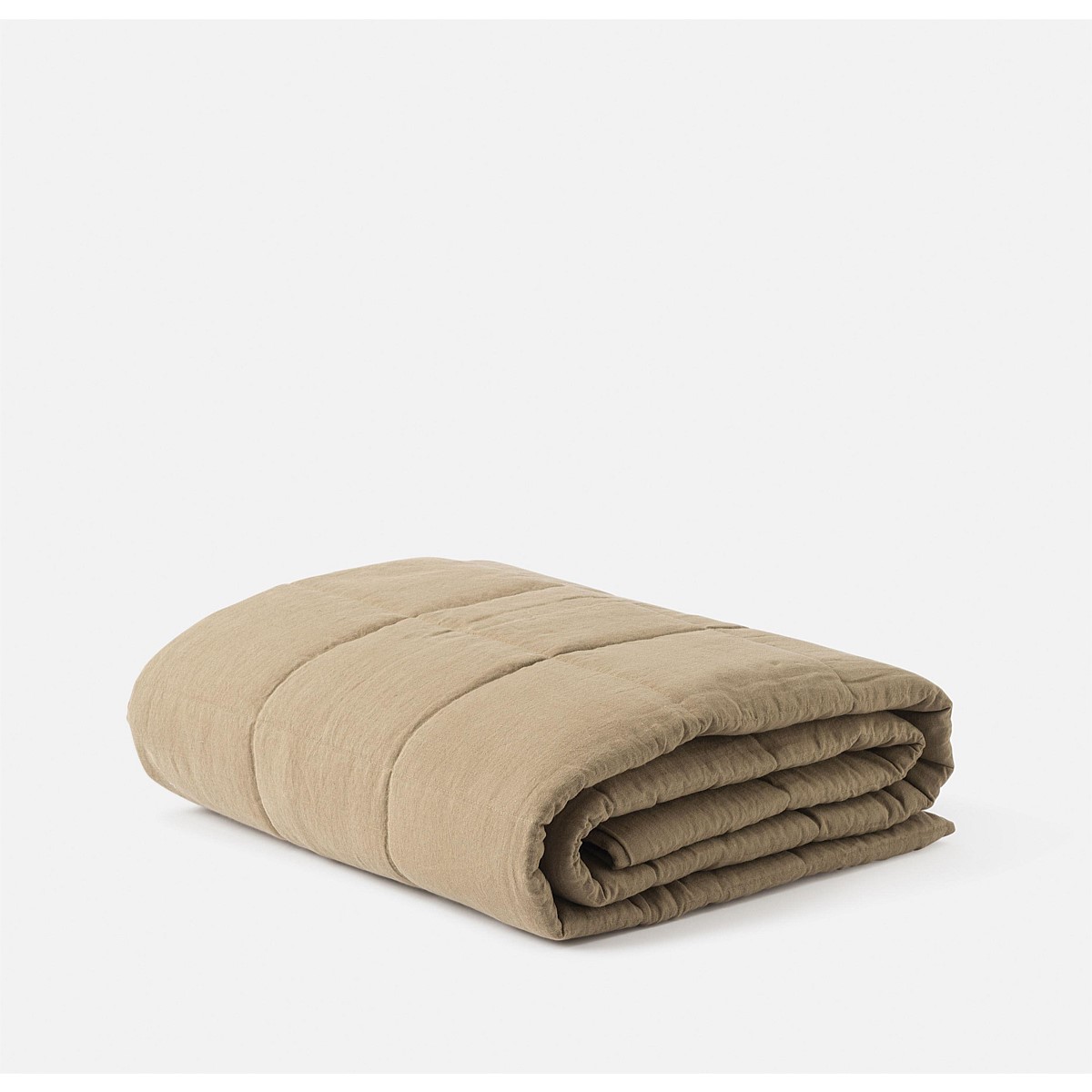 Home & Tech Linen Quilted Blanket