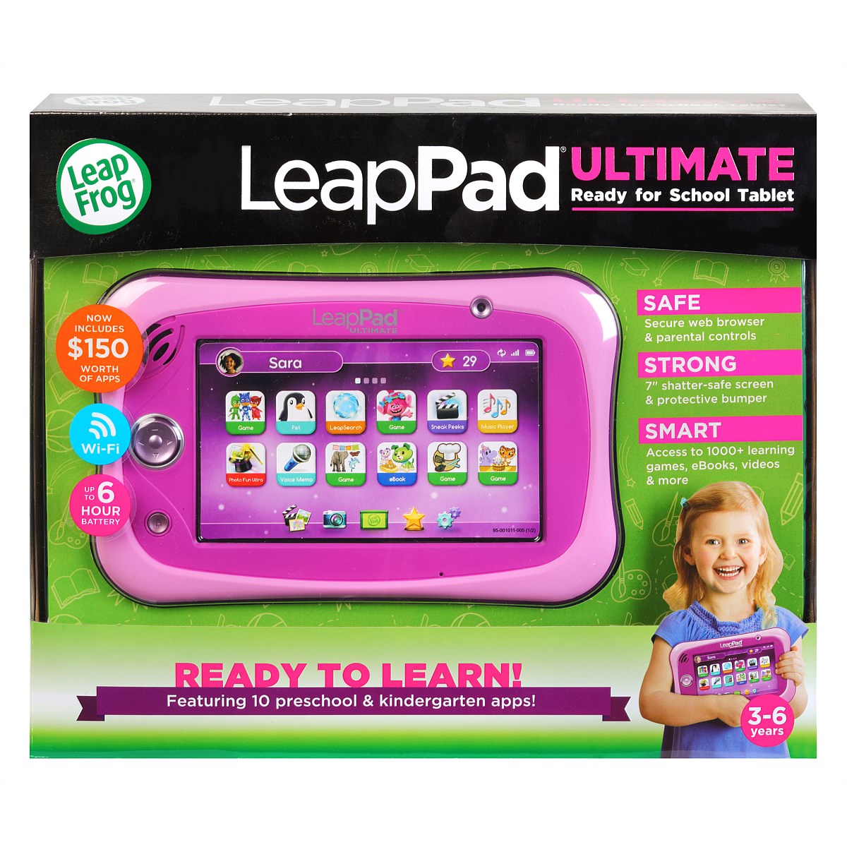 Children Leappad Ultimate Pink Get Ready For School