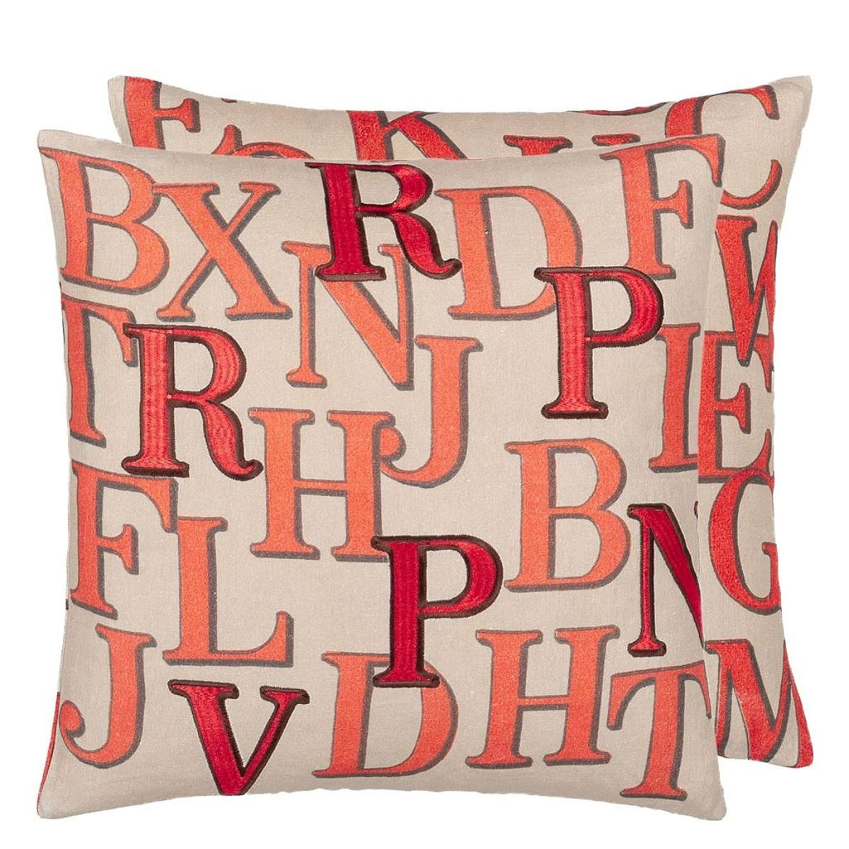 Cushions Alphabet Parchment Cushion
