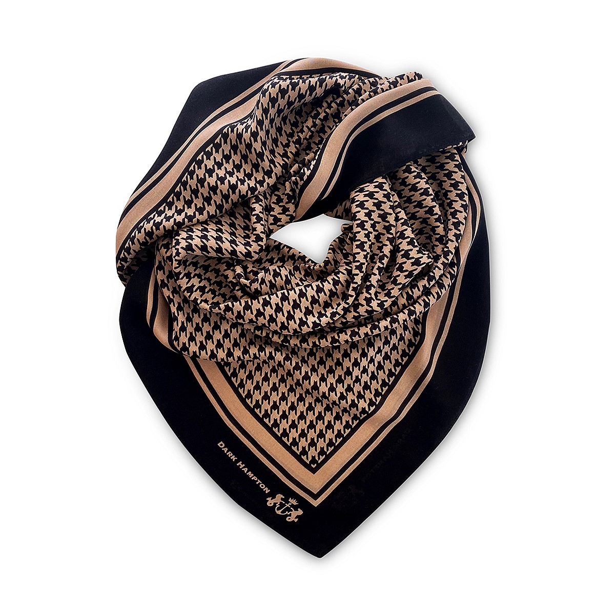 Printed Modal Cashmere Scarf in Giorgio Tweed
