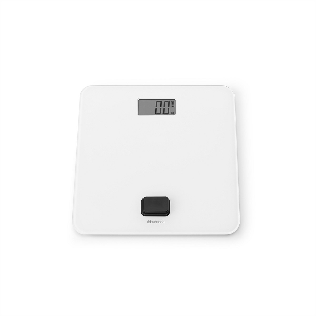 Brabantia ReNew battery free bathroom scale, dark grey