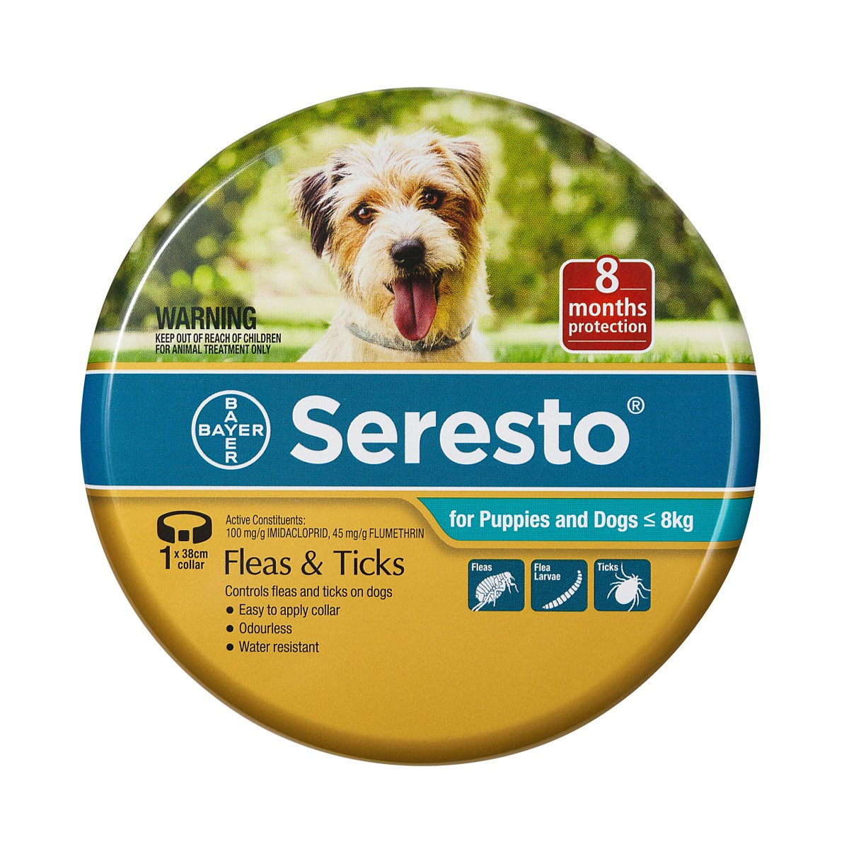 Seresto collar on sales puppy