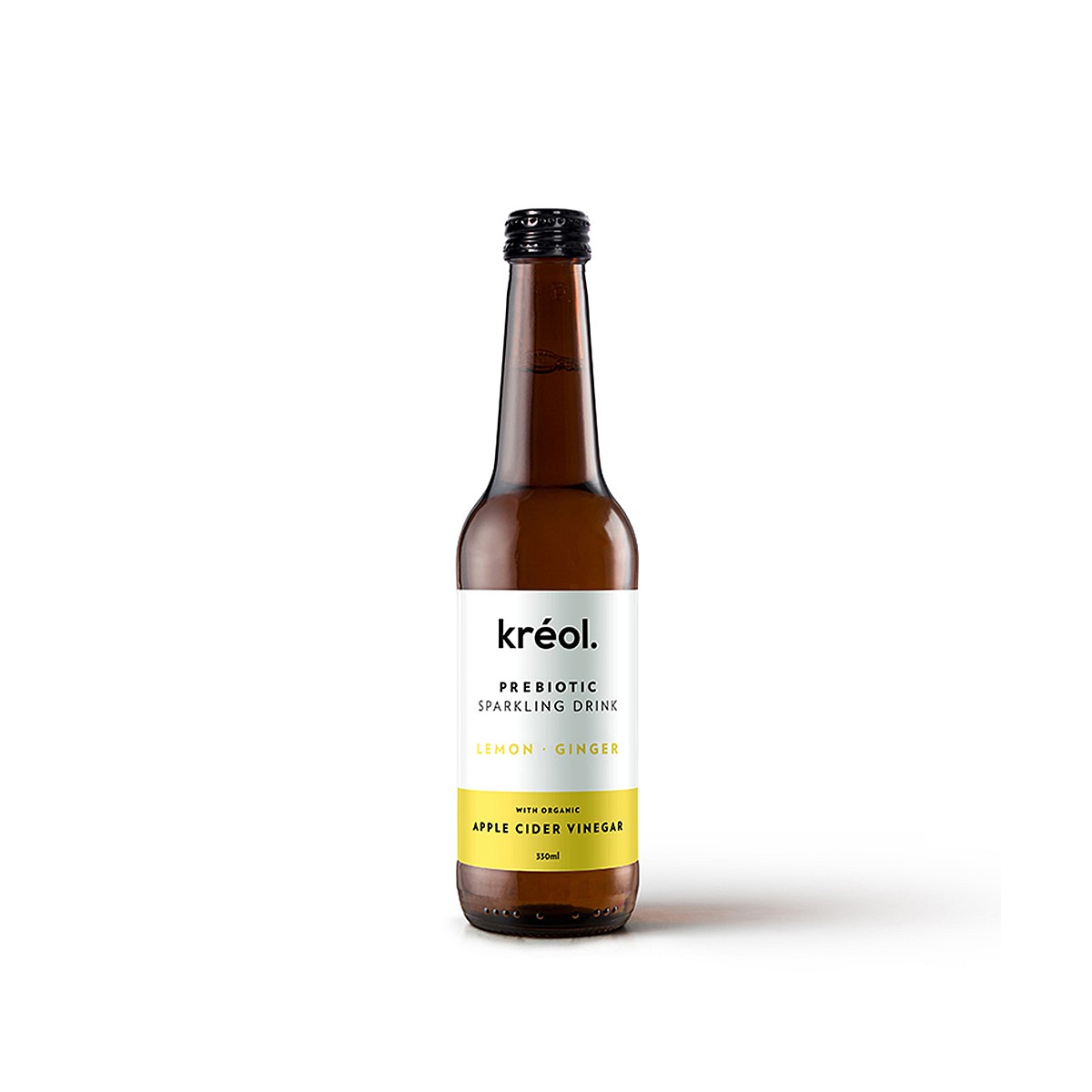 Shop Kreol Lemon Ginger Honey Sparkling prebiotic drink with apple