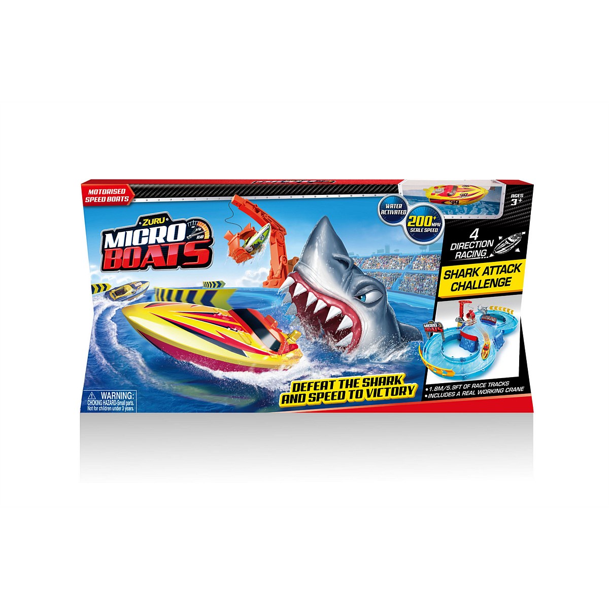 Micro outlet boats playset