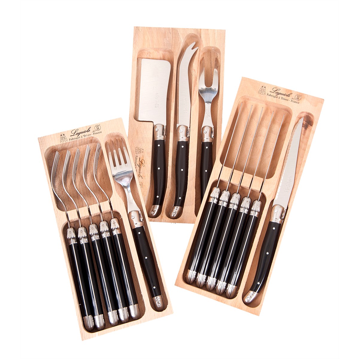 Shop Laguiole Knife, Fork and Cheese Set Air New Zealand's Airpoints
