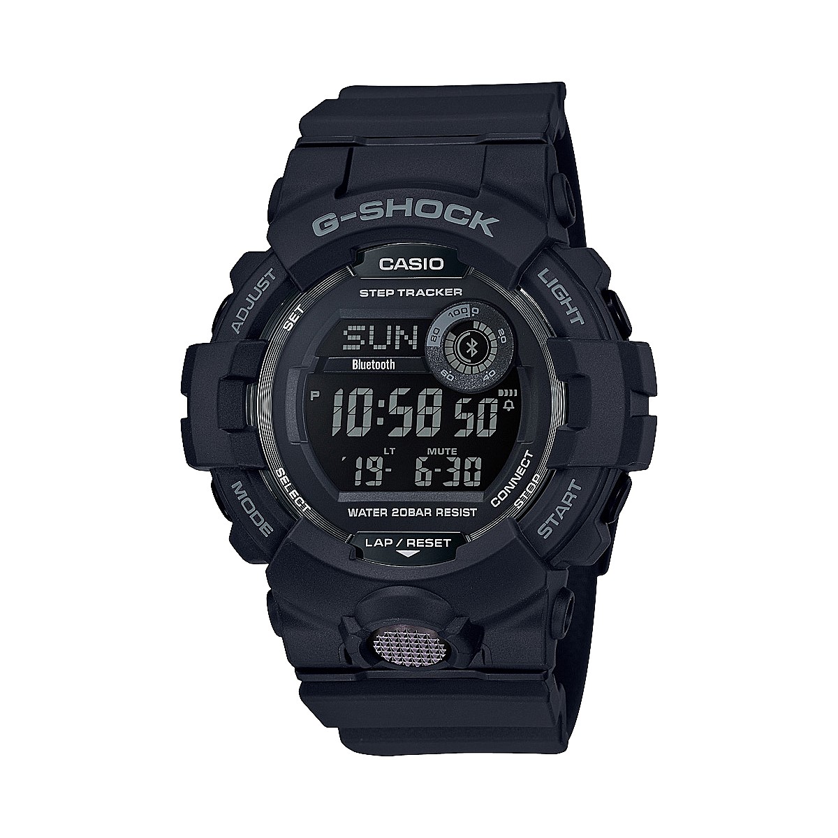 Accessories - Digital Watch G-Squad Steptracker Black GBD800-1B