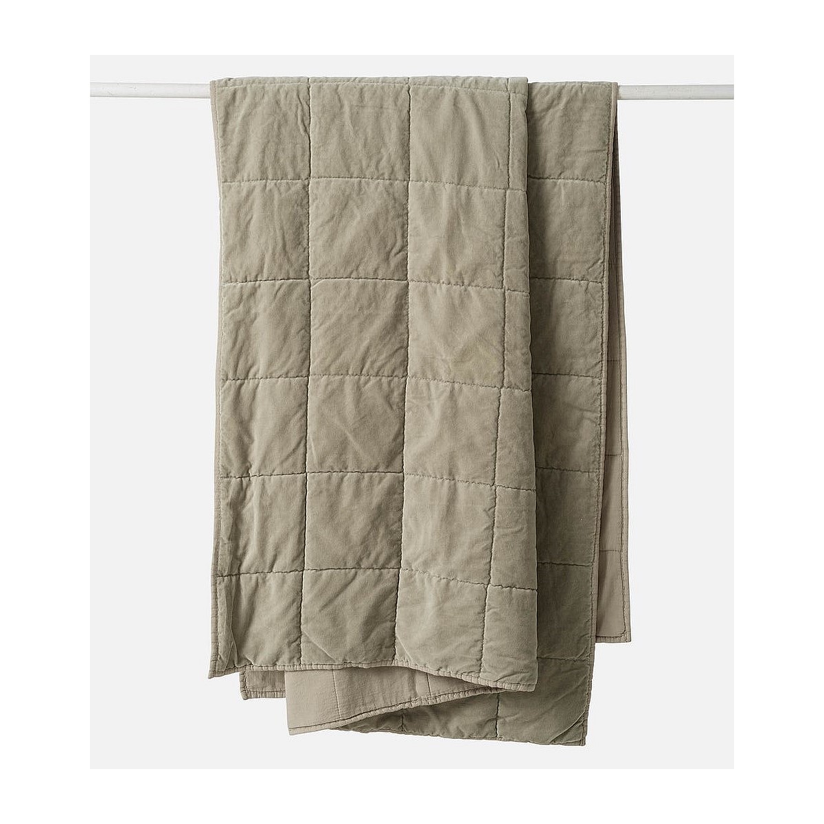 Citta washed velvet quilted throw best sale