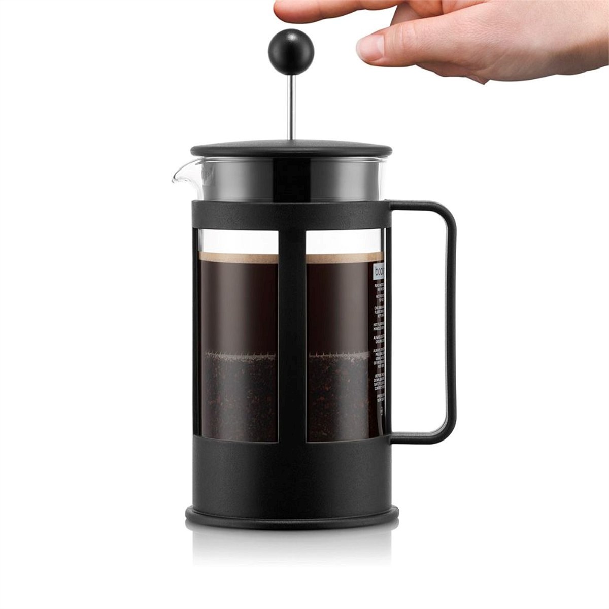 Glassware Cups Kenya French Press 1L 8 Cup Black