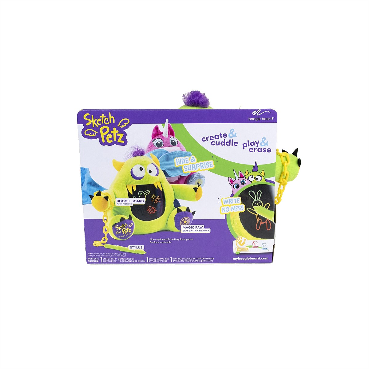 Sketch Petz by Boogie Board Mess Free Drawing for Kids in Plush Monster   eBay