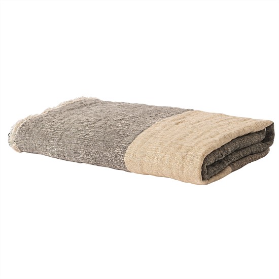 Morandi Handwoven Linen Throw