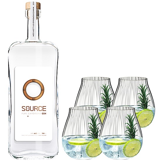 The Source Gin & Riedel Gin Glasses