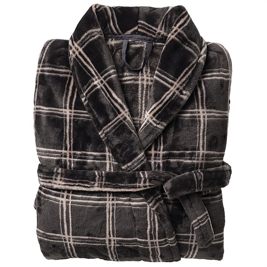 Morales Men's Raschel Dressing Gown