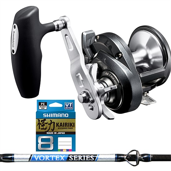 Jig Set Torium 16PG Rod and Reel set