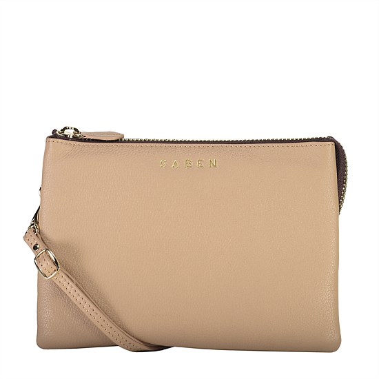 Tilly's Big Sis Leather Crossbody Camel Tilly's Big Sis Leather Crossbody Camel