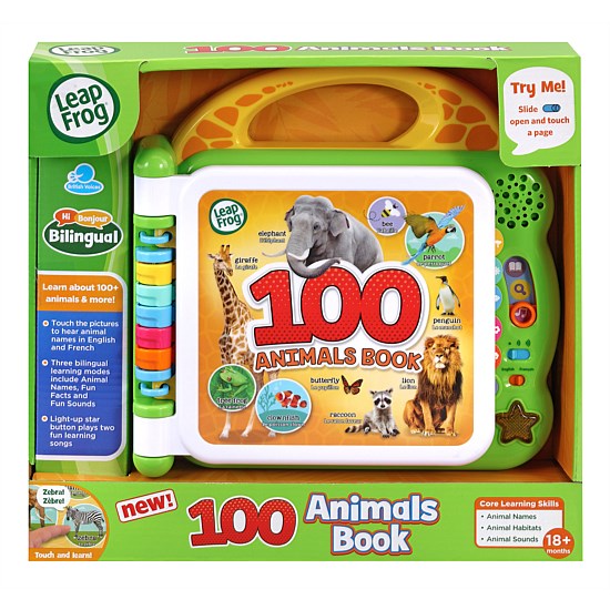 Learning Friends 100 Words Animal Book (English/French)