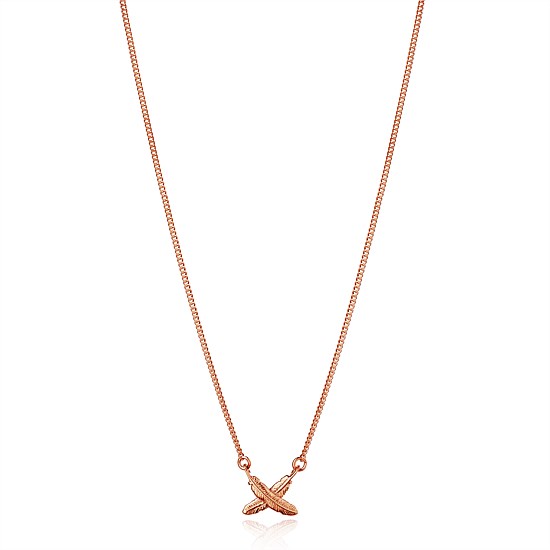 Feather Kisses Petite Pendant 9CT Rose Gold