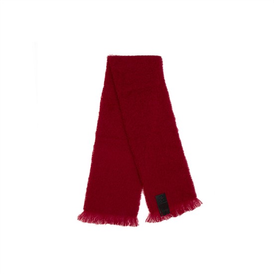 Mohair Scarf - Garnet