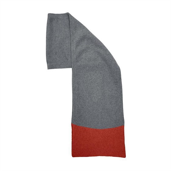 MerinoSilk Two-Tone Rib Scarf MerinoSilk Two-Tone Rib Scarf