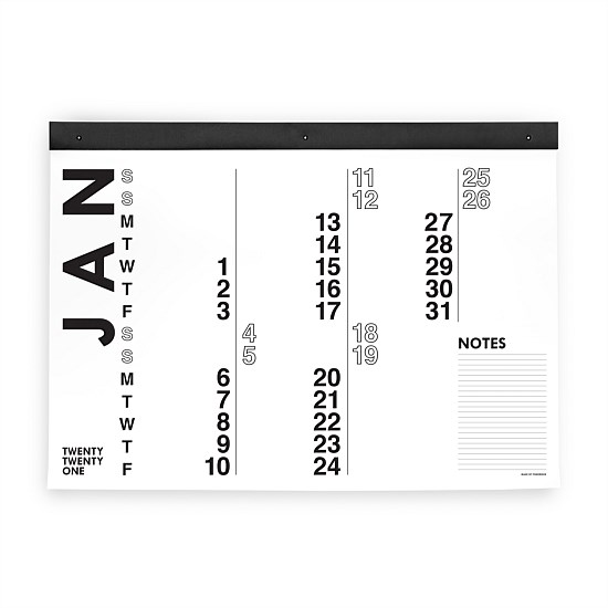 2021 XXL Calendar