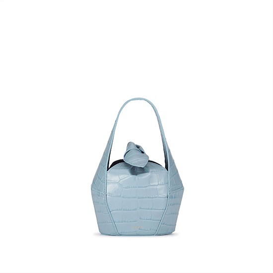 Top Knot Mini Croc - Periwinkle