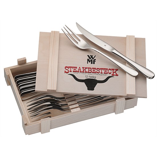 Steak Set 12pce Wooden Box