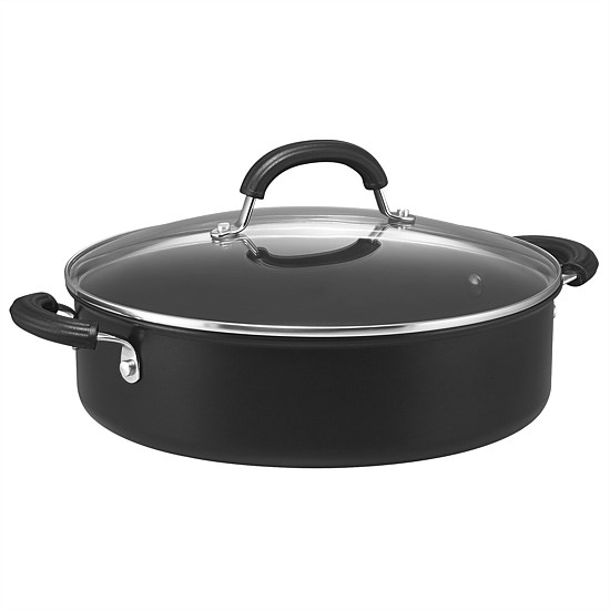 Hard Anodised 28Cm, 4.7L Covered Sauteuse