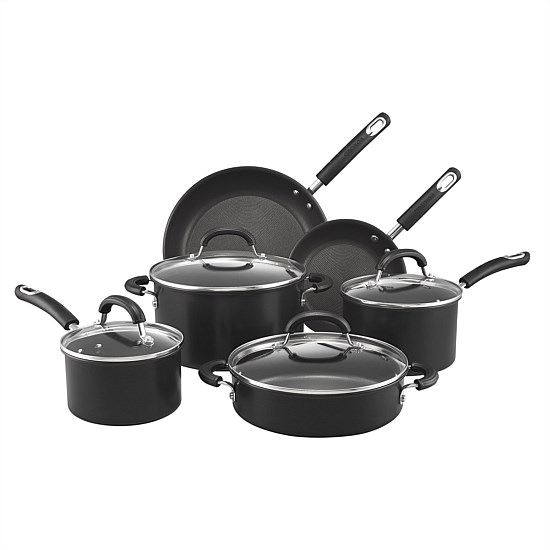 Hard Anodised 6Pc Cookware Set