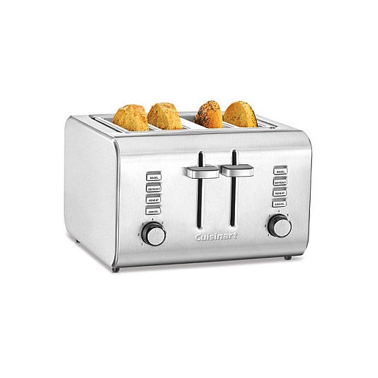 4 Slice toaster Stainless Steel