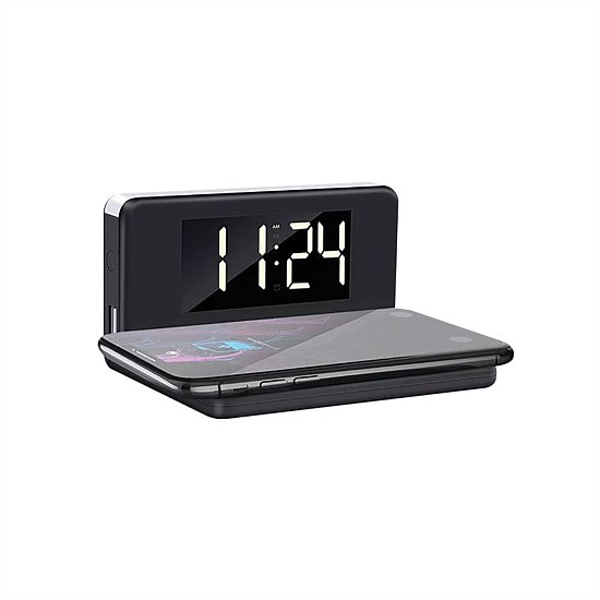 Touch Alarm Clock with Wireless Charger