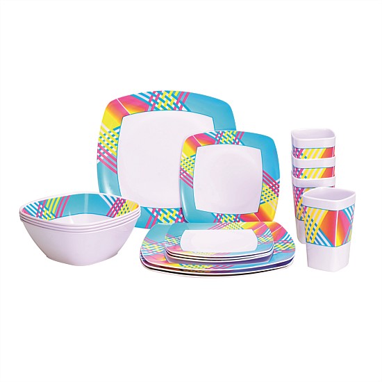 OZTRAIL Melamine Dinner Set 16pc