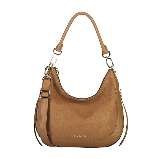 Lulu Leather Crossbody - Clay