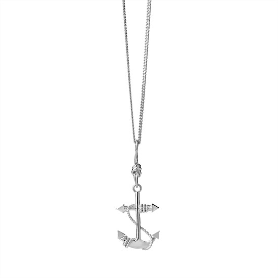 KWJ Anchor Necklace STG