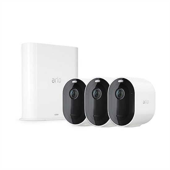 Pro 3 Smart Home Security System with 3 2K QHD Cameras