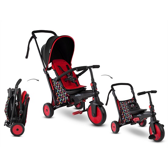 Str3 Plus. 6 In 1 Folding Trike - Red