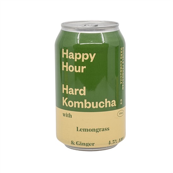 Happy Hour Hard Kombucha Lemongrass & Ginger