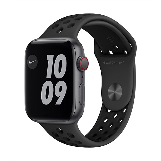 Watch Nike SE GPS + Cellular, 44mm Space Grey Aluminium Case with Anthracite/Black Nike Sport Band