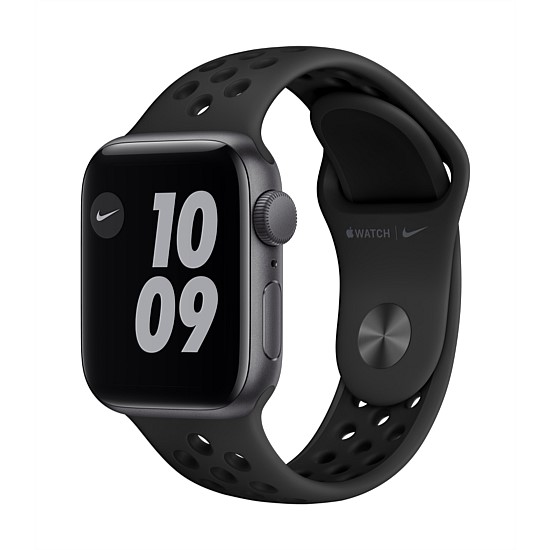 Watch Nike SE GPS + Cellular, 40mm Space Grey Aluminium Case with Anthracite/Black Nike Sport Band -