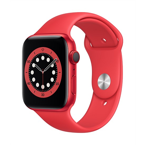 Watch Series 6 GPS + Cellular, 44mm PRODUCT(RED) Aluminium Case with PRODUCT(RED) Sport Band - Regul