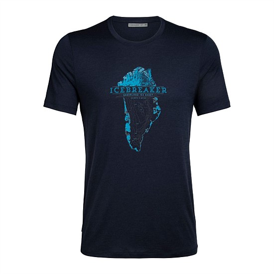 Mens Tech Lite SS Crewe Greenland Crest Mens Tech Lite SS Crewe Greenland Crest