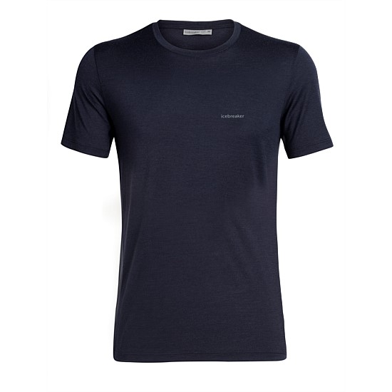 Mens Tech Lite SS Crewe Icebreaker Wordmark Nature Answers