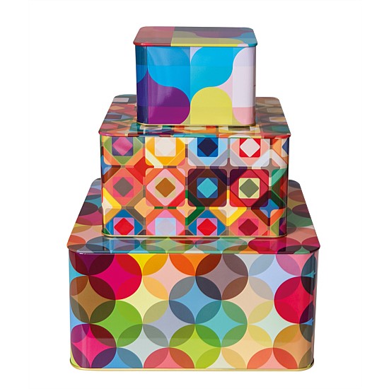 Fiesta Tin Boxes set of 3
