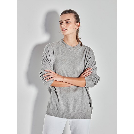 Crew Sweater (Cotton Cashmere)